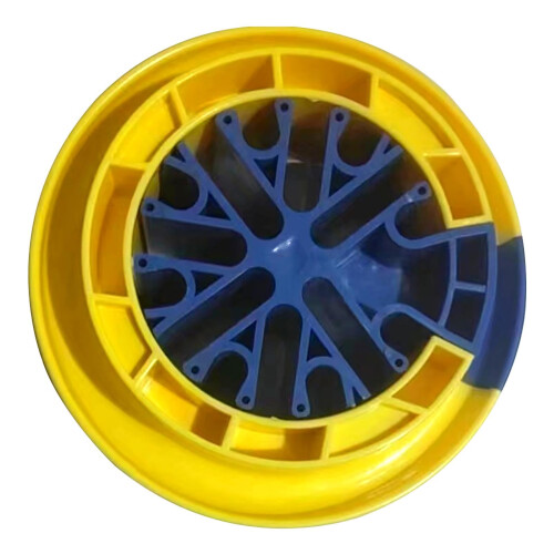 Cable Management Tool Wire Organizing Comb for Cat5 Cat6 Network Cables Tangle Yellow Blue