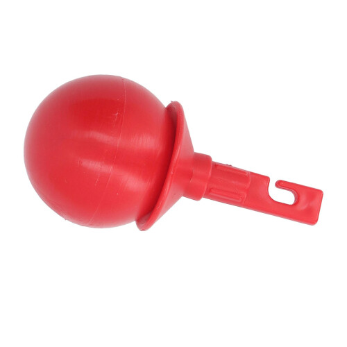 Blind Cane Tip with Safer Rolling Ball Hook Style, Red ABS Replacement for Smooth Gliding 1