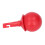 Blind Cane Tip with Safer Rolling Ball Hook Style, Red ABS Replacement for Smooth Gliding 5