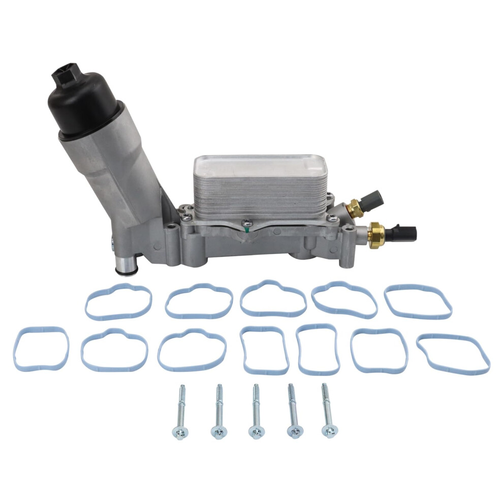 Oil Filter Housing Assembly With Cooler For Chrysler Dodge Jeep Ram Vw Directfit Replacement 9092120668445