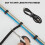 Cable Ties Roll 16 Yard x 1/2 Inch Reusable Hook and Loop Straps Cut Wire Management Organizer 2
