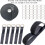 Heavy Duty Hook and Loop Straps with Buckles, 32ft Roll Reusable Cable Ties for Cord Organization 2