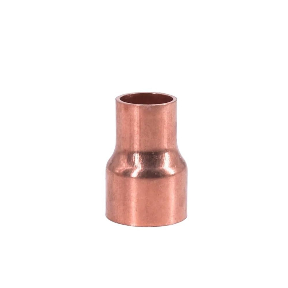Copper Pipe Reducer 25.4Mm To 19Mm Pure Copper End Feed Solder Plumbing Fitting Connector 9174973778332