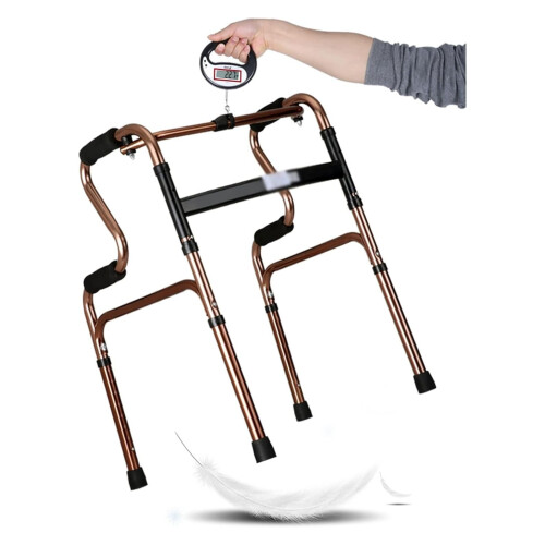 Folding Walker with Ergonomic Comfort Grip for Seniors and Elderly, Compact Stable Support Frame 1