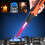Torch Lighter Butane Refillable Windproof Adjustable Flame with Safety Lock for Camping Kitchen Orange 3