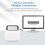 1D/2D USB Barcode Scanner - Portable Desktop, Large Scan Window, Compatible with Windows & Android 6
