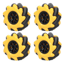 60mm Mecanum Wheel Set for Smart Robot Car DIY, 360 Omnidirectional Movement and Educational Robotics Use