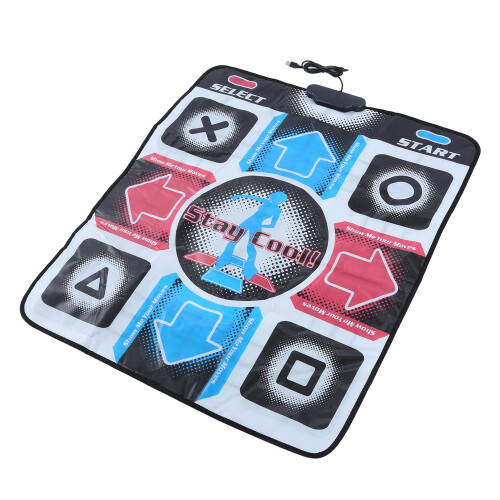 USB Dance Mat for PC and Laptop with Sensitive Step Detection and Non Slip Foldable Design