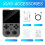 XU10 Handheld Retro Game Console with 10000 Games, 64G Grey 3.5 Inch IPS Screen Arcade System 2