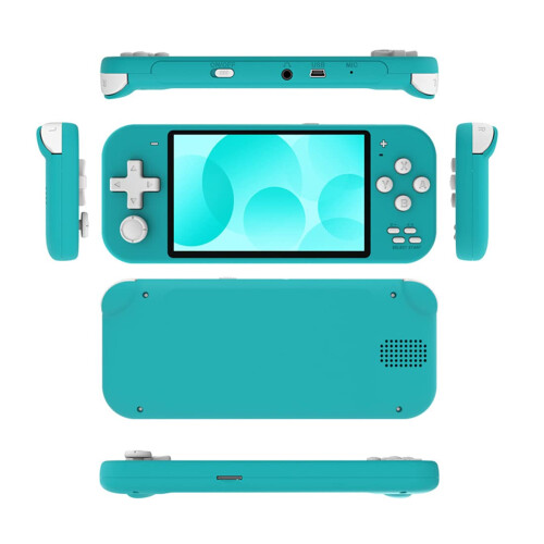 Retro Handheld Game Console 4.3 Inch IPS Screen Builtin 2000 Games Yellow Mini Arcade Player 8G Storage 2