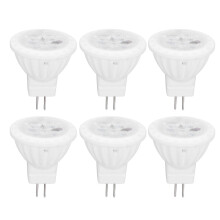6-delers LED-spotpærer GU4-sokkel 4W 360LM