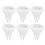 Set van 6 LED-spotlampen GU4-fitting, 4W, 360LM 1