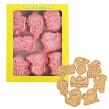 Forme de biscuiți 3D cu 8 bucăți pentru copt și decorare de sărbători