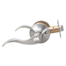 Keyed Entry Door Lever Set with Reversible Handle for Bedroom and Front Door Security