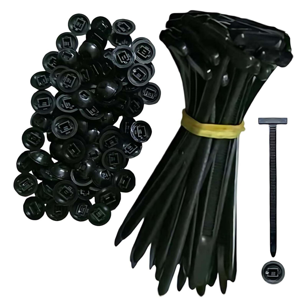 30Pcs Heavy Duty Selflocking Cable Ties With Onebutton Lock, Uv Resistant Nylon Zip Ties For Automotive And Wire Bundling 9113335917798