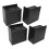 Conjunto de 4 elevadores de cama – Plástico resistente, 12 cm de altura 6