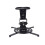 Universal Projector Mount Bracket Adjustable Ceiling or Wall Holder Heavy Duty for Home Office Black 1