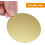 Mini Cake Boards 3.1 Inch Round Gold Cake Base with Tab for Mousse Dessert Display 3