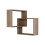 Ring Corner Wall Shelf with 2 Shelves, H68 cm 4