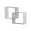Ring Corner Wall Shelf with 2 Shelves, H68 cm 2