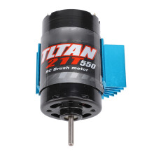 Moteur brushed pour voiture RC 550 21T 7,4-11,1V, lot de 2, avec dissipateur thermique bleu
