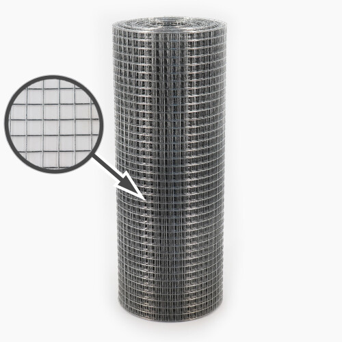 40 m x 0.5 m Aviary wire Wire mesh Welding grid Wire fencing Hot-dip galvanized 2