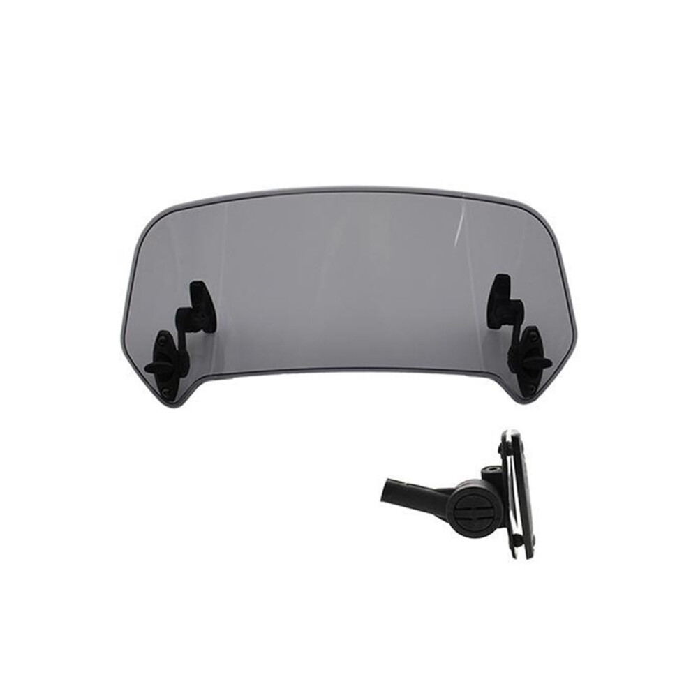 Motorcycle Windshield Extension With Adjustable Height, Universal Smoked Wind Deflector For Enhanced Protection 9169991903477