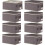 CD Storage Case 8 Pack Large Capacity Stackable Organizer with DustResistant Lid Holds 360 CDs 1