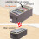 CD Storage Case 8 Pack Large Capacity Stackable Organizer with DustResistant Lid Holds 360 CDs 2
