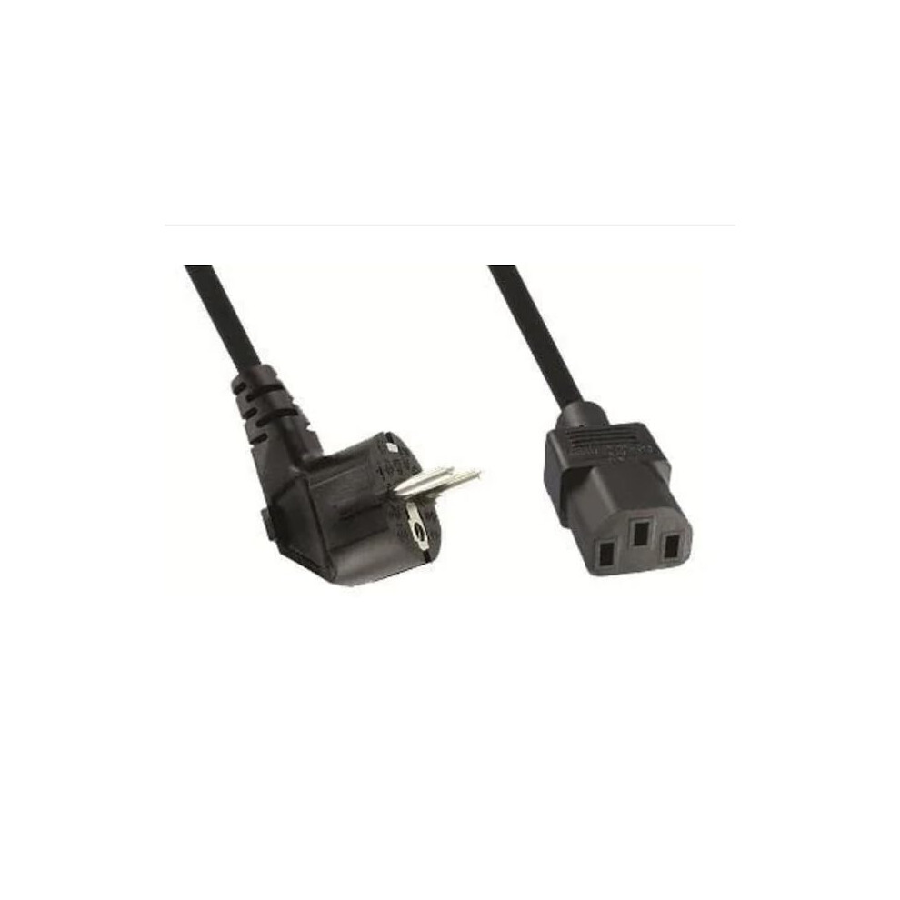 European Ac Power Cord 8Ft 10A 250V Flexible Cable For Reliable Power Delivery Black 9169991903682