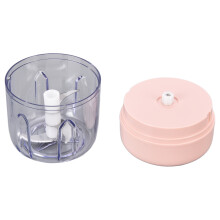 Mini recharge USB 18650 250 ml rose hachoir à 3 lames
