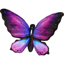 Purple Butterfly Throw Pillow DoubleSided 3D Plush Decorative Accent Cushion for Sofa Bed Chair