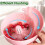 Automatic Vegetable and Fruit Washer with Rotating Salad Spinner and Strainer Basket for Kitchen 3