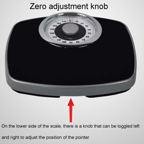 Mechanical Bathroom Scale with Extra Large Dial, AntiSkid Surface, Battery for Home Gym 1