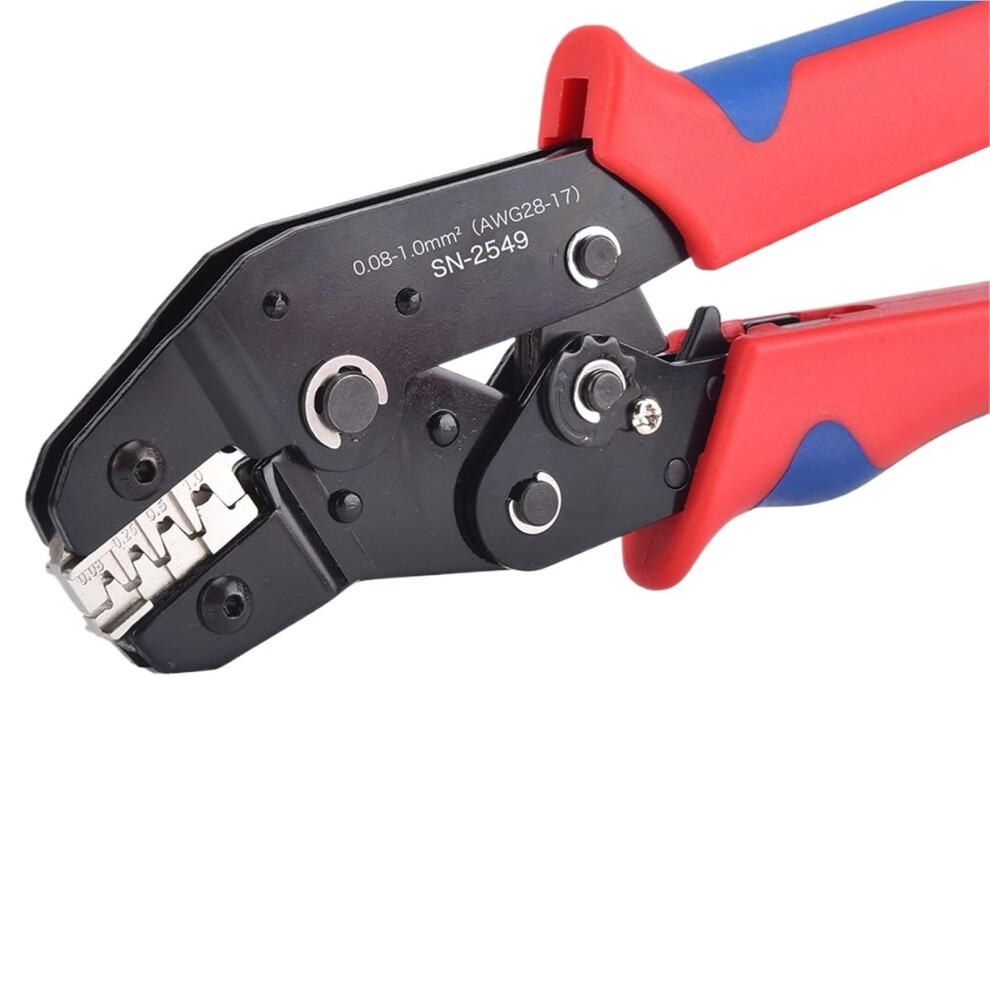 Sn2549 Ratcheting Crimper For Ph2.0/Xh2.54/Vh3.96 Terminals With Ergonomic NonâSlip Grip 9092120678437