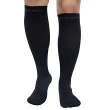 Knee Compression Socks 815 mmHg Open Toe Support Stockings for Varicose Veins Black M