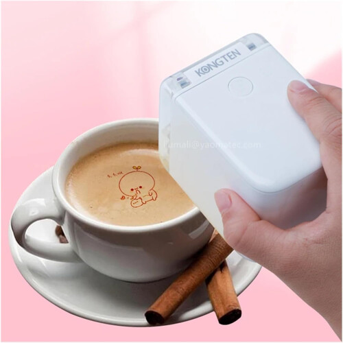 Handheld Inkjet Printer Resolution Wireless Edible Food Printer for Cakes Coffee Bread 1