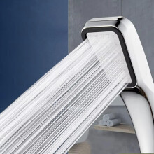 Pressure Handheld Shower Head 300 Nozzles Water Saving Square Rainfall Spray for Bathroom