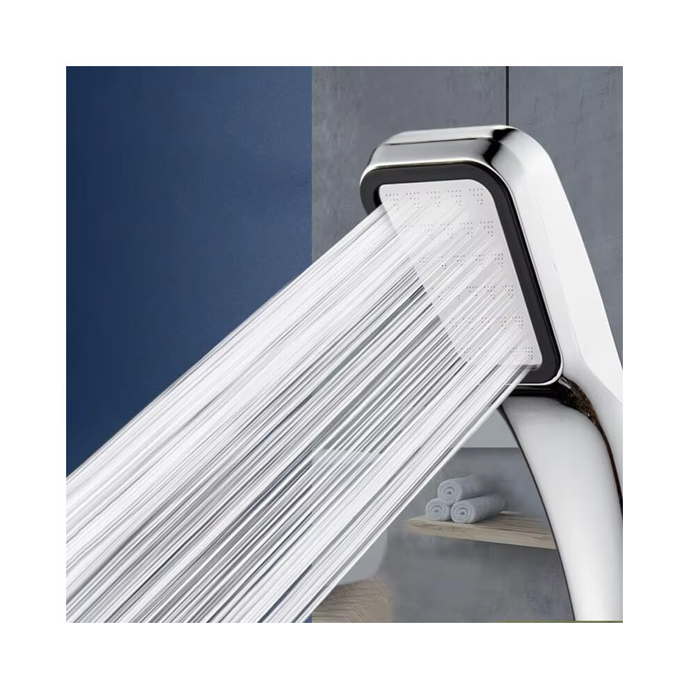 Pressure Handheld Shower Head 300 Nozzles Water Saving Square Rainfall Spray For Bathroom 9169991904276