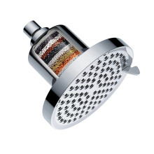 Handheld Pressure Shower Head with 10 Spray Modes, Magnetic Dock, Water Saving 5.5' Face