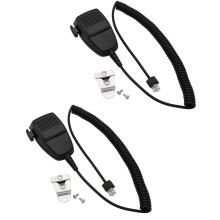 Compatible Handheld Microphone RJ45 8Pin Noise Cancelling Speaker Mic for Motorola CDM1250 CM300 GM300 Radios, 2 Pack