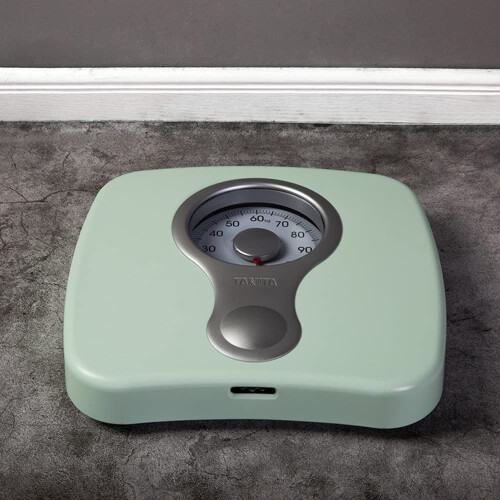 Analog Bathroom Scale with Large EasyRead Dial, NoBattery, Stable 30x32 cm Platform 2