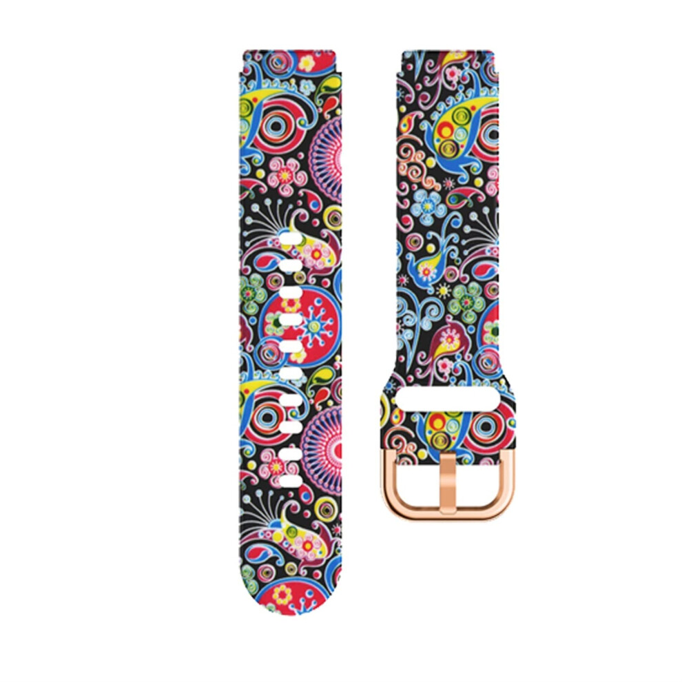 18Mm Silicone Watch Band Strap Replacement For Garmin Vivoactive 4S Venu 2S Vivomove 3S 9053599267188