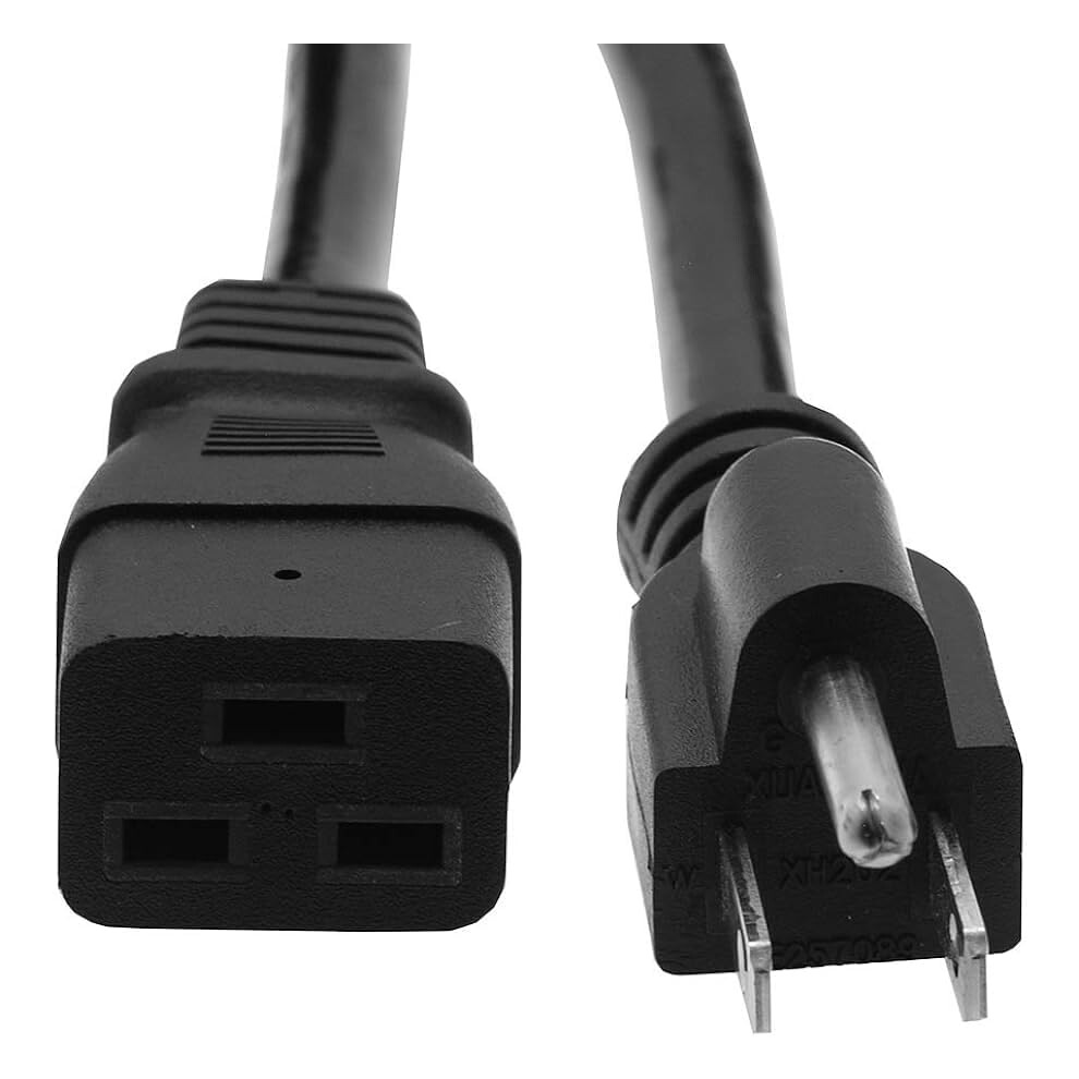 15 Ft C19 To Nema 515P Heavy Duty Power Cable, 14 Awg 15A 125V Extension Cord 9113335919686