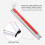 Blind Walking Cane with Ultrasonic Obstacle Detection, Voice Alert, Foldable 40in Reflective Design 3