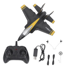 Ferngesteuertes Flugzeug für Kinder und Erwachsene, 2-Kanal-RC-Flugzeug, flugfertig, mit stoßfester EPP-Schaumkonstruktion und 3-Achsen-Gyroskop,