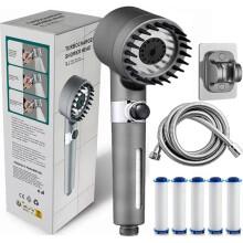 Filtered Shower Head with Handheld, Pressure Ionic Spray, MultiStage Filtration for Skin and Hair