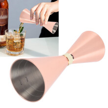 FlexibleJigger aus Edelstahl, 30mm-60mm für Cocktails, kupferbeschichtet