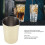 Rust Proof Stainless Steel Bartending Cup, 8.1oz, Gold Plated 4