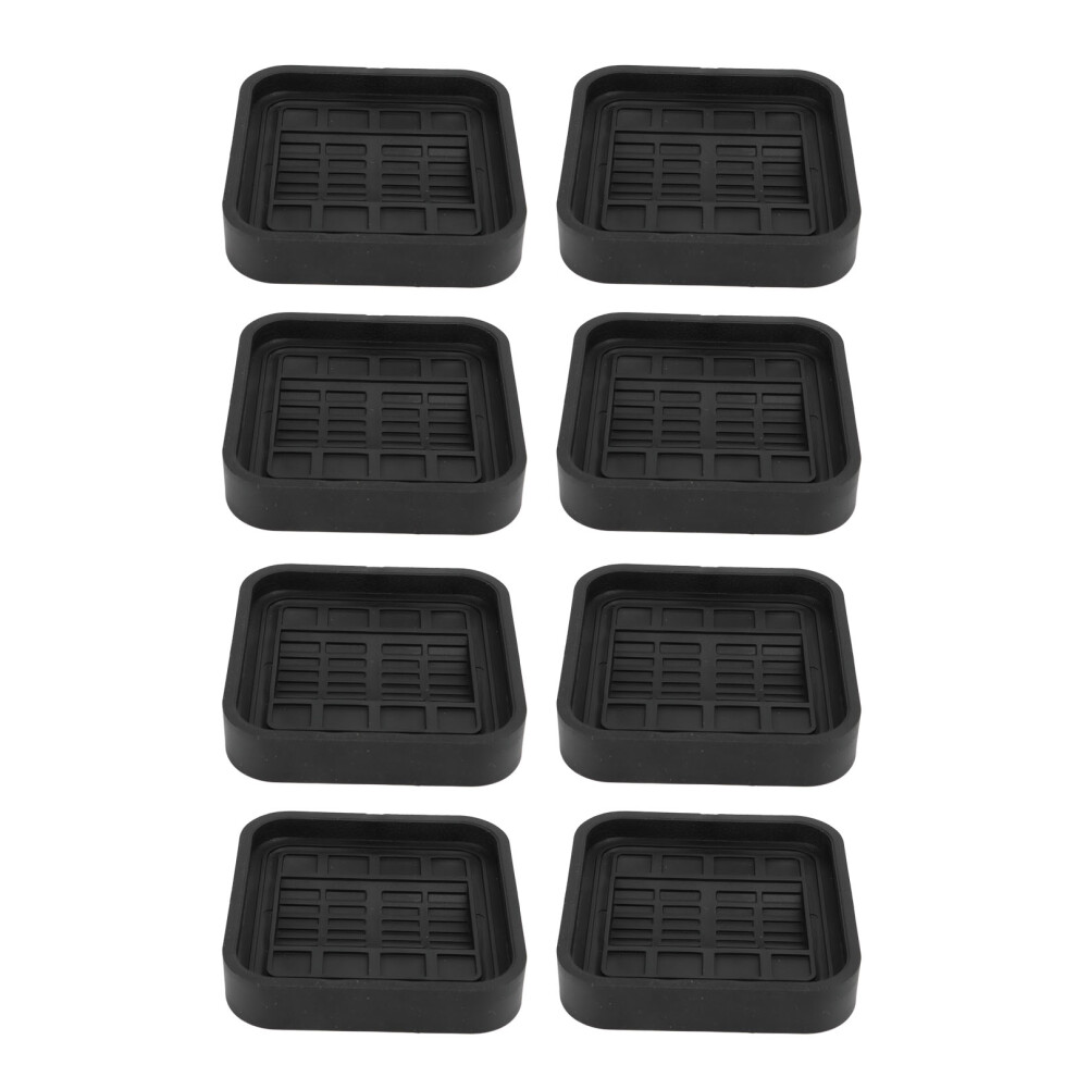 8pcs Rubber Wheel Stoppers for Beds and Furniture